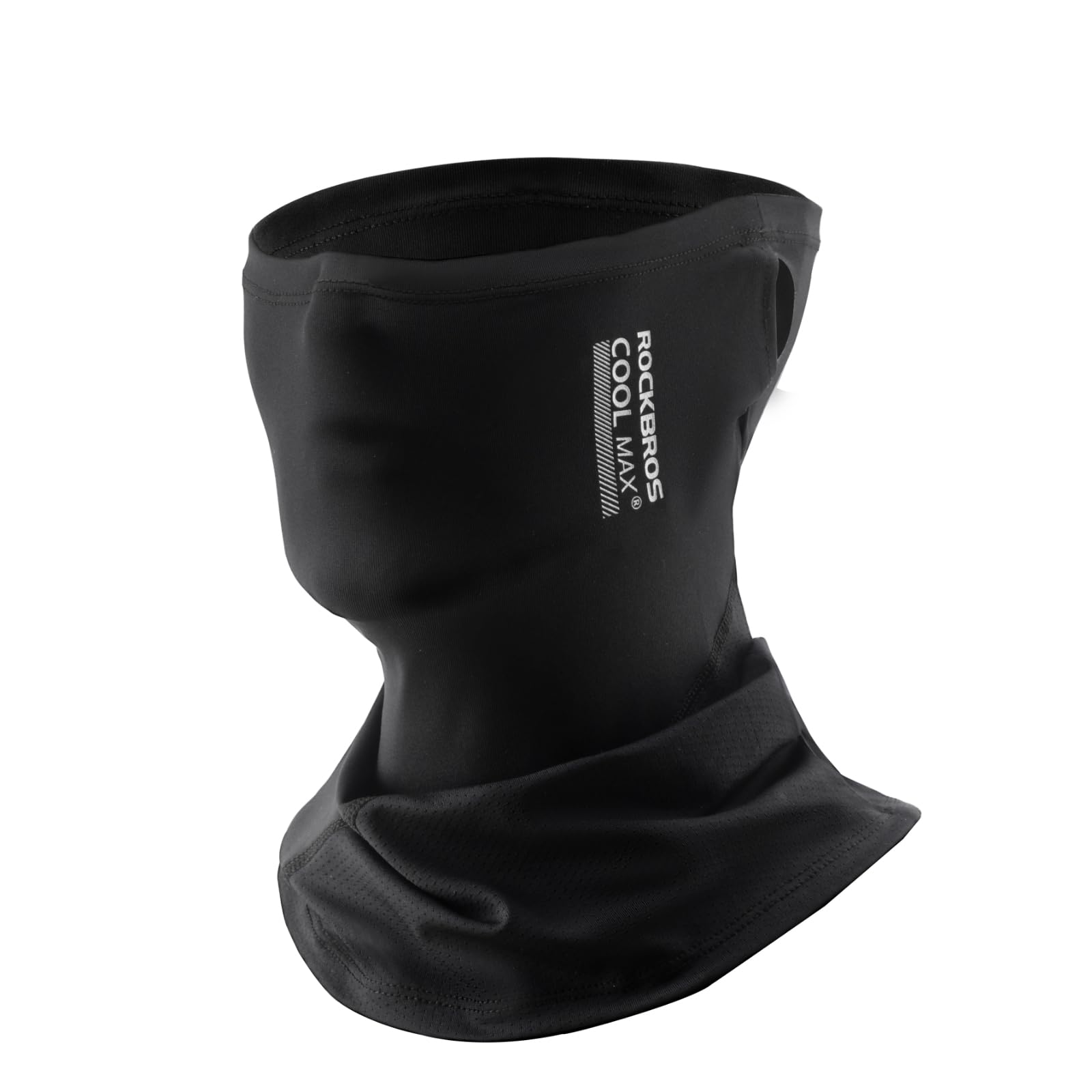 ROCKBROS Bicycle Bandana Man Summer Motorbike Head Cover Lightweight Half Face Cover Woman UPF50+ Protector Breathable Elastic Cooling Face Mask for Riding Running and Cycling Black