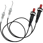 DALQUIS 2 Set Propane Push Button Piezo Igniter | Piezo Spark Ignition with 20" Long Wire and Ceramic Electrode Igniter for Gas Grill Range Firepit Oven Heater Kitchen Igniter