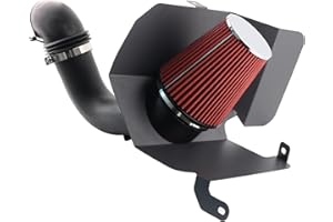 VVORHSBELL Cold Air Intake Kit Compatible with 03-07 5.9L Dodge Ram 2500 3500 L6 Air Intake Kit with Heat Shield + Filter (Bl