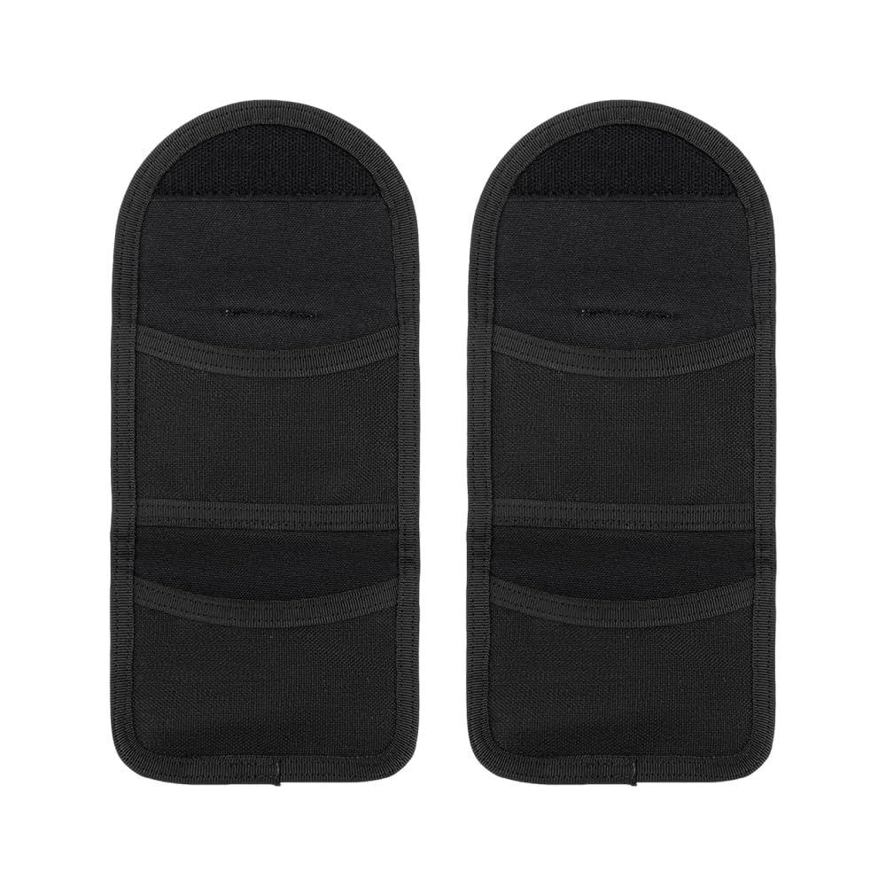 2Pcs Glove Pouches, Double Duty Belt Glove Holders Disposable Glove Pouches Fit Maximum 2.25'' Belt for Police Firefighter EMT Paramedic