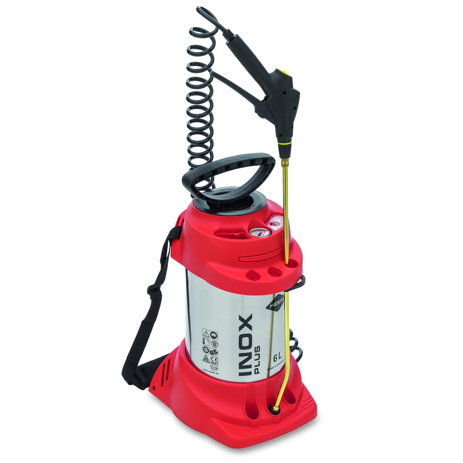 Mesto 3595P Heavy Duty Inox (S/S) Quality Pressure Spray Sprayer 6 Litre 6 Bar