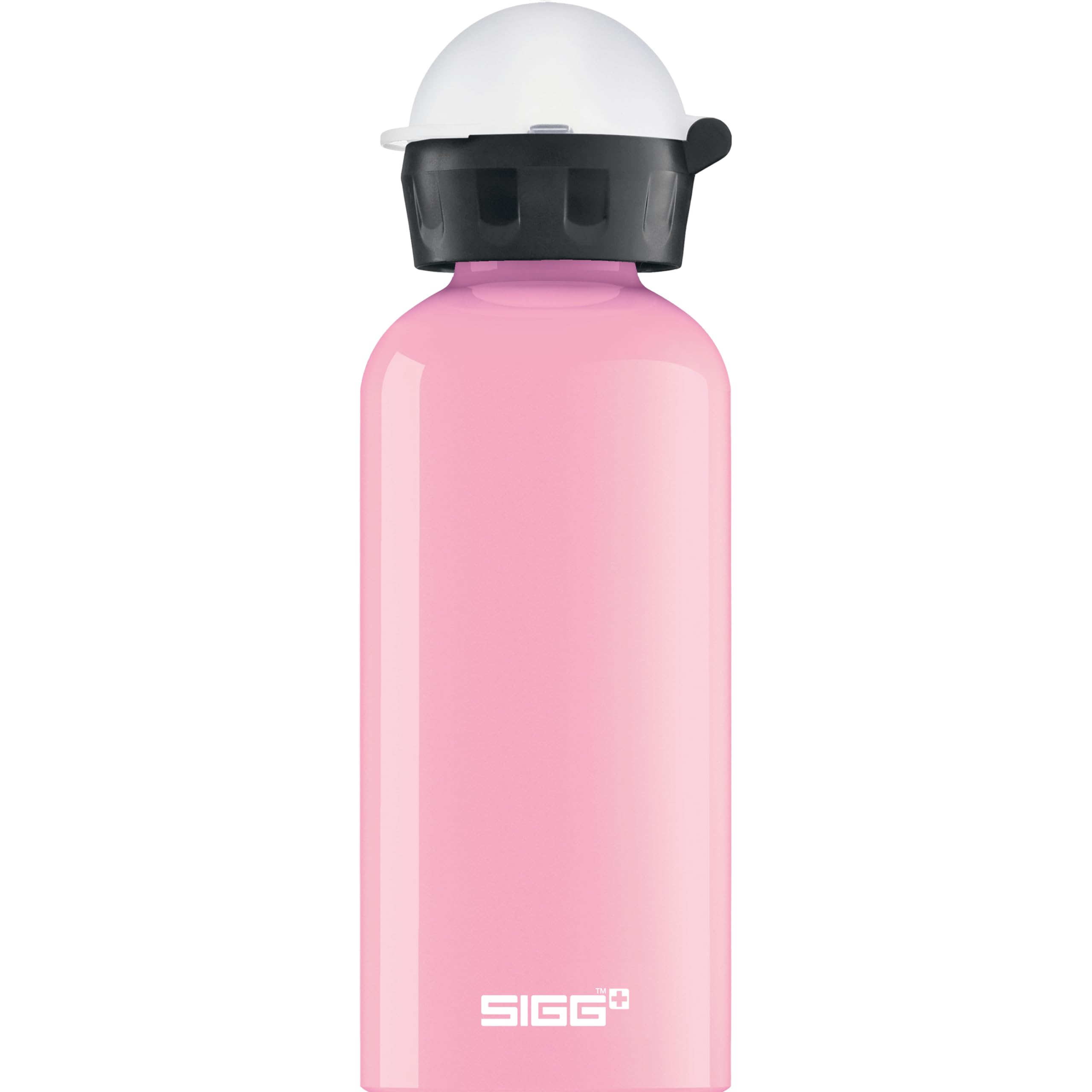 Sigg - Aluminium Kids Water Bottle - KBT Icecream - Leakproof - Lightweight - BPA Free - Climate Neutral Certified - Pink - 0.4L