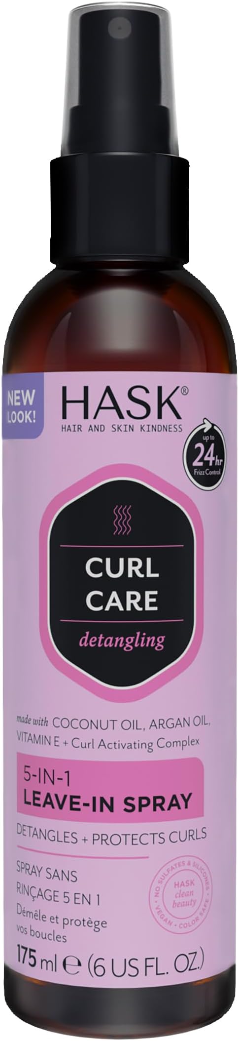 HASK Curl Care 5-in-1 Leave-In Conditioner Spray 1175mL Vegan Cruelty Free