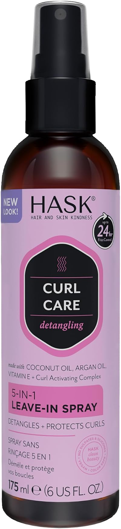 HASK Curl Care 5-in-1 Leave-In Conditioner Spray 1175mL Vegan Cruelty Free