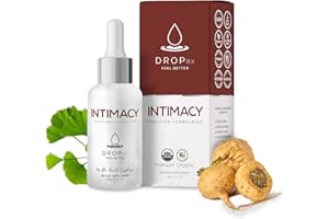 DROP RX FEEL. BETTER. Drop Rx Organic Maca Root, Ginkgo Biloba & Tribulus Terrestris - Gifts for Her & Him - Liquid Supplement for Support - Vegan, Non-GMO, Gluten-Free, Kosher - Made in USA (2 Fl Oz)