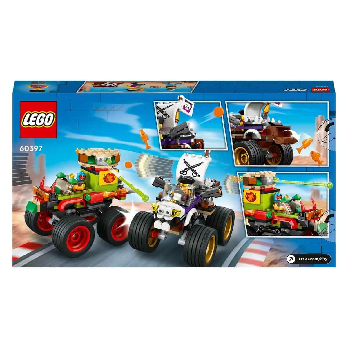 LEGO 60397 Monster Truck Race, 301 Pieces, Age 6+