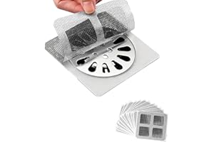 ksngTixe Disposable Floor Drain Filter Stickers, Shower Drain Hair Catcher to Prevent Clogged Drains for Kitchen Sink, Bathtu