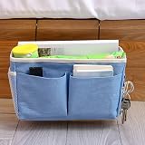 Croselyu Home Multifunctional Bedside Hanging Bag Blue view 3