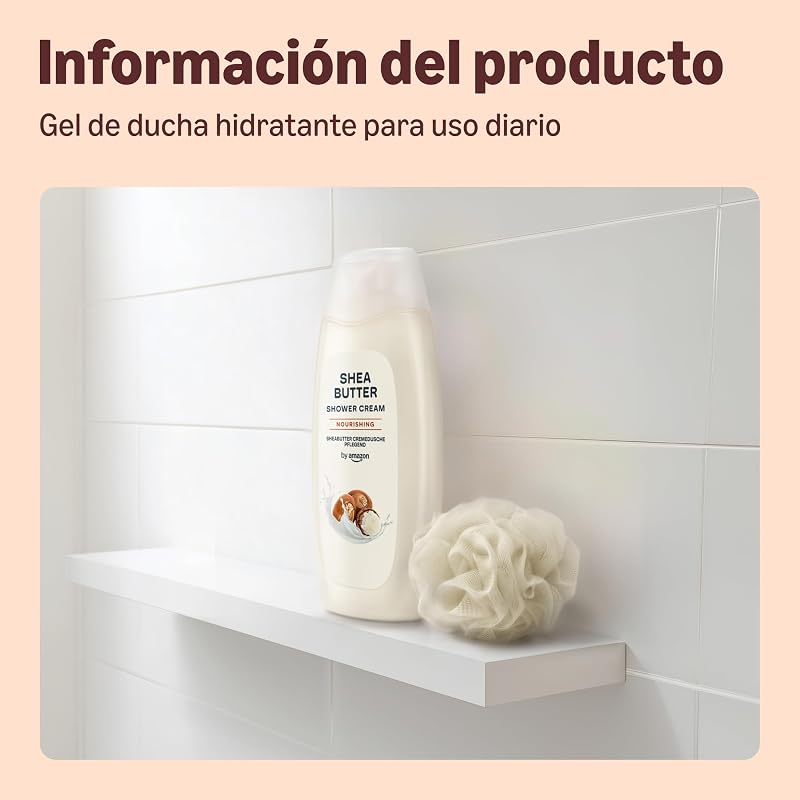 Creme de banho com manteiga de karité, 2 x 500 ml