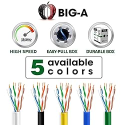 Big-A - 1000ft Cat5e Plenum Ethernet