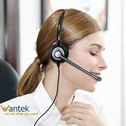 Wantek Cell Phone Headset with Microphone Noise