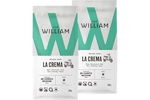 LA CREMA Whole Bean Organic Coffee | Medium Roast | Rich, Woody and Comforting Notes, Espresso Machines, Grinder | Sustainabl