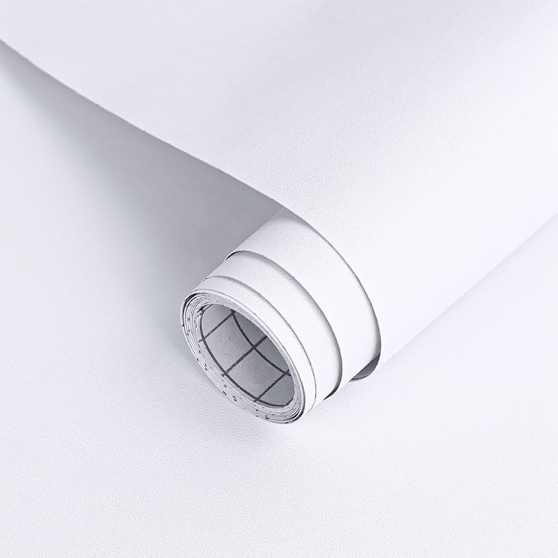 Arthouse White Contact Paper 43.5cmx610cm Peel and Stick Matte Wallpaper