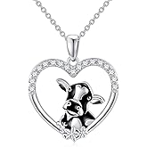 LEECCI Valentine's Day Gifts for Her Cute Animal Necklace Jewelry for Women Men