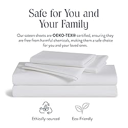 Brooklinen Luxury Sateen 4 Piece Queen Size Sheets