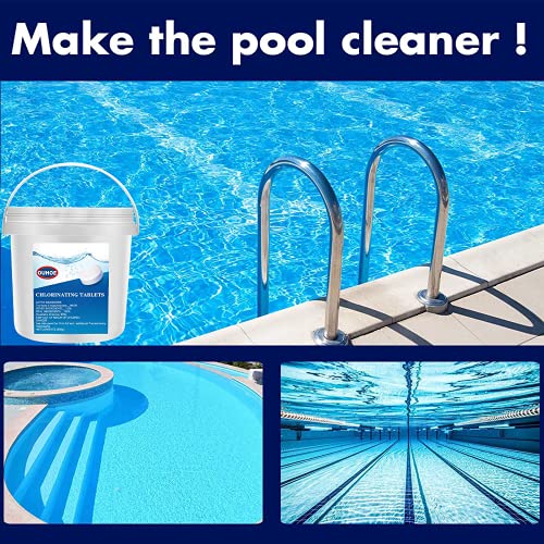 Chlorine Pool Tablets, 300Pcs Chlorinating Tablets Swimming Pool