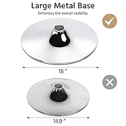Yaheetech Bar Stools Set of 4, PU Leather Swivel