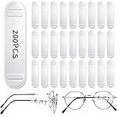 Crtiin 200 Eyeglasses Price Tags Universal for Glasses Frame Retail Display | Store Retail Display Pricing Tag Bulk, Oval Shape, Non Adhesive Center Gap