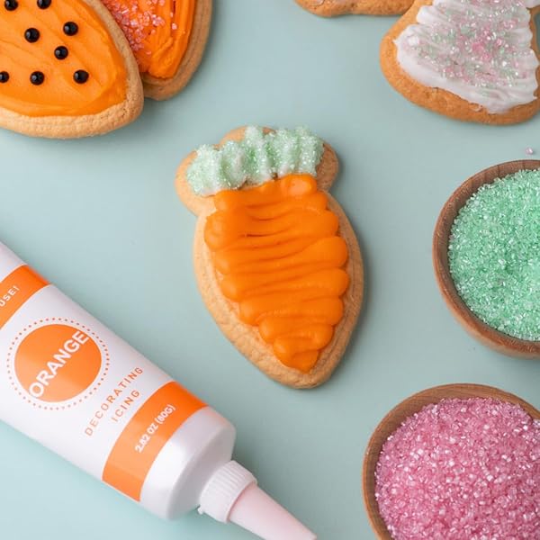 SWEETS INDEED SPRING COOKIE DECORATING KIT PLUS SPRINKLES FROSTING TUBES NOZZLES 14.17 OUNCES PERFECT FOR BAKING AND COOKIE DECOARTING