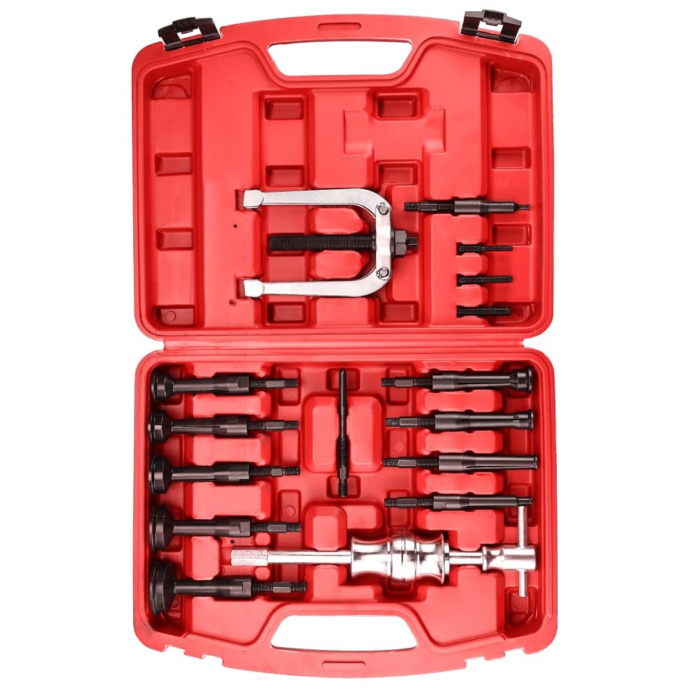 Photo 1 of BTSHUB Blind Bearing Puller Tool Kit Blind Hole Inner Internal Bearing Extractor Kit 8-58mm Collets Size