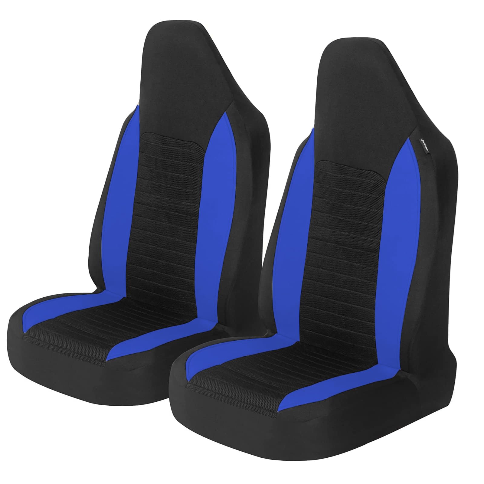 AUTOYOUTH Car Seat Covers Simple Bucket Style Universal Front Pair Fit for Car Truck SUV Van Seat Covers Car Seat Protector, Blue