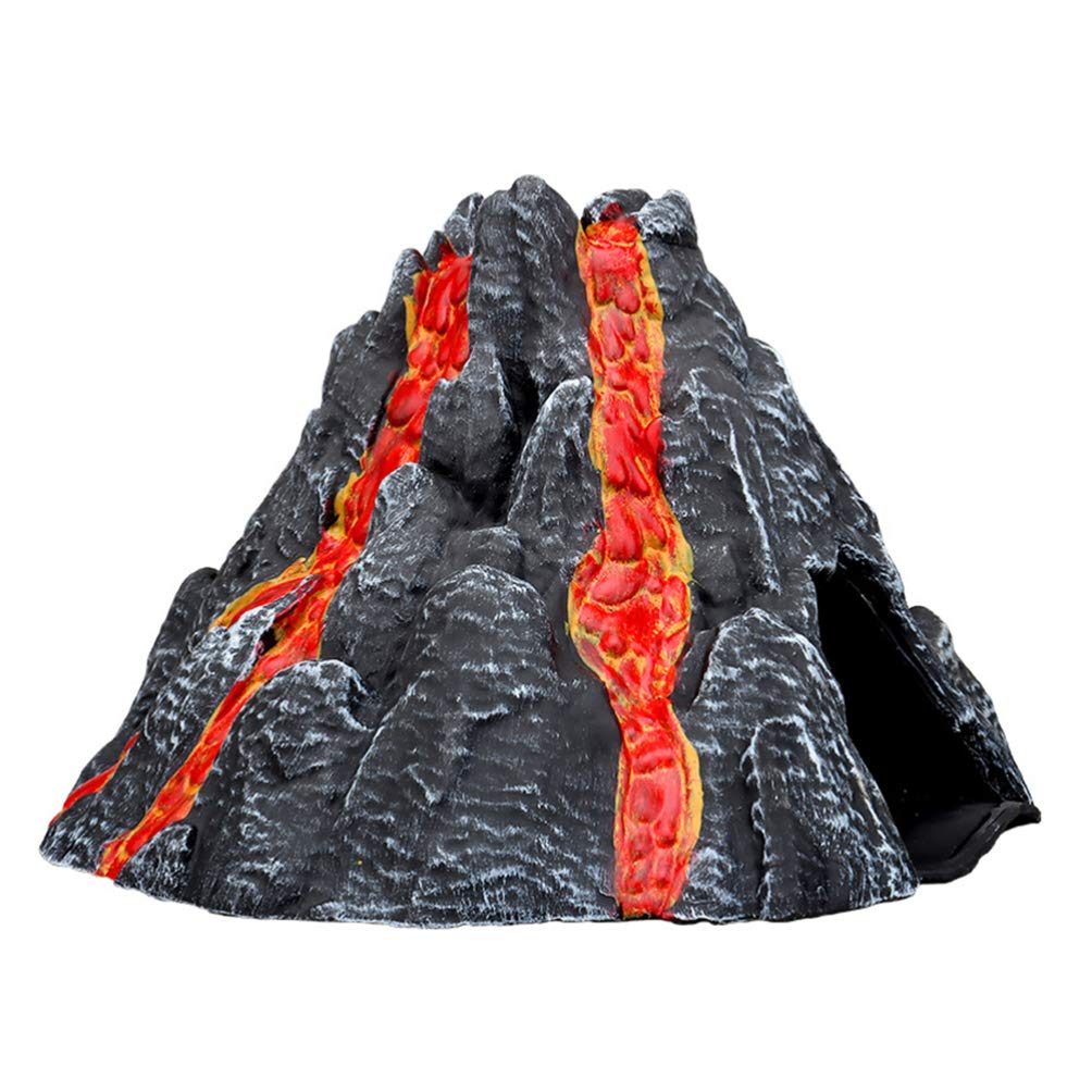 Zerodeko Simulated Volcano Model Desktop Ornament Educational Science Kit Volcano Toy for Kids Home Office Decoration