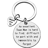 Thank You Gifts for Team Mom An Excellent Team Mom is Hard to Find Keychian Appreciation Gifts Birthday Christmas Gifts for C