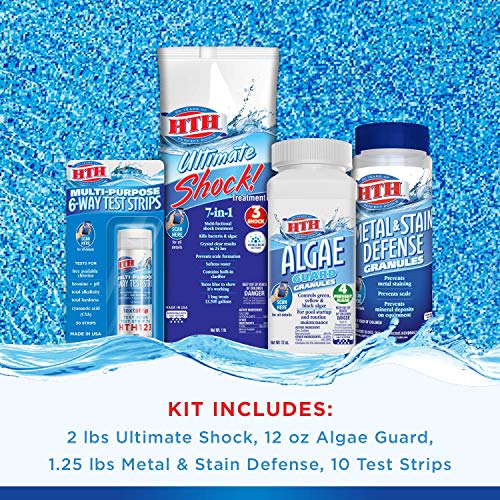 HTH 91021 Pool Care Kit Opening and Closing Maintenance Bundle, 0