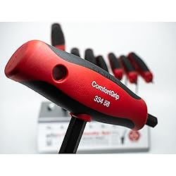 Wiha 33489 Metric T-Handle Set Soft Grip Ball End