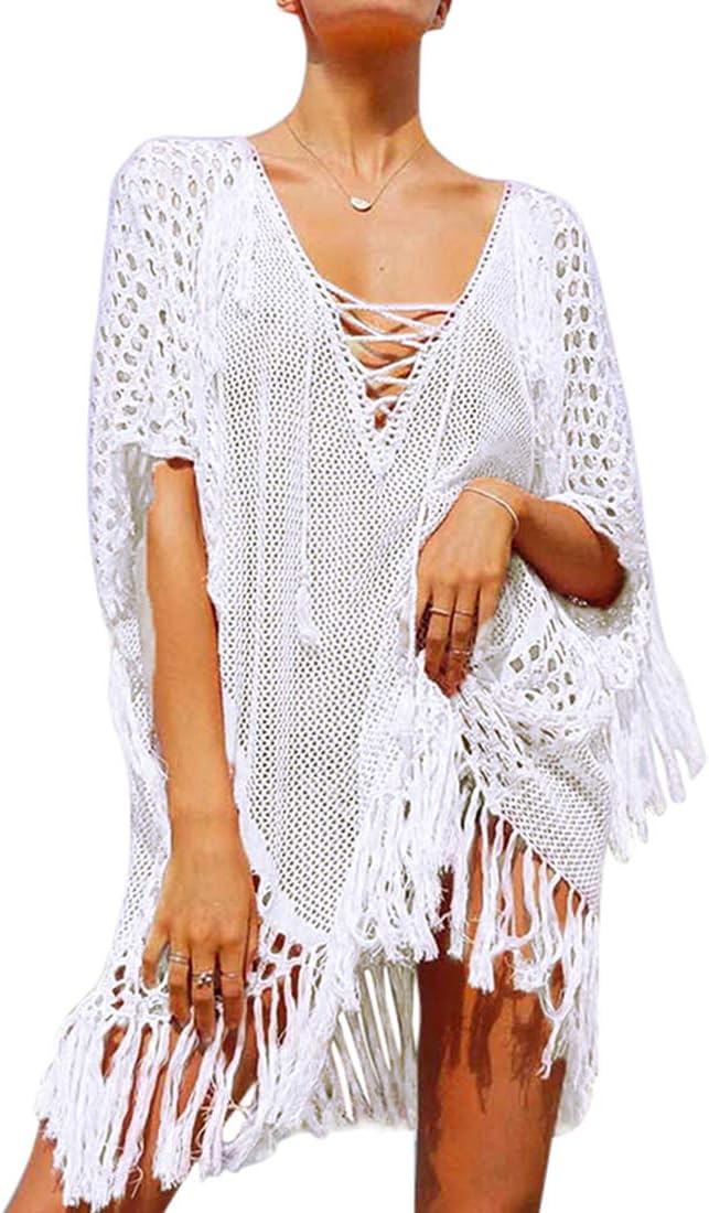 crochet bikini dress