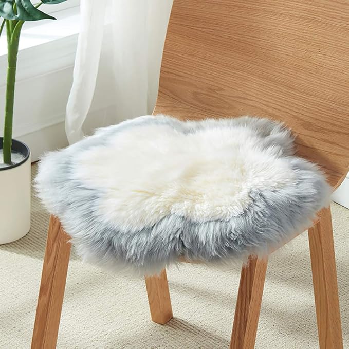 False Fur Chair Cushion,plush Chair Pad, Fluffy Soft Chair Cover,warm