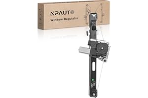 NPAUTO Rear Passenger Side Power Window Regulator (5-Pin) Motor fit for BMW 3 Series E90 E91 323i 325i 328i 330i 335i 325xi 328xi 330xi 335xi 335d M3 2006 2007 2008 2009 2010 2011, Sedan Wagon, Right 748-469