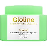 Gloline Original – Natural Skin Superfood Balm for Face & Body with Squalane, Shea Butter, Vitamin E Oil for Skin Nourishment + 6 Antioxidant-Rich Botanicals | Nourishing Face and Body Moisturizer