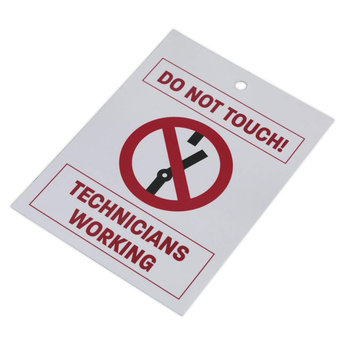 Sealey Hybridtag Hybrid/Electric Vehicle Keyring Warning Tag