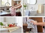Vision Textiles Night Dreamz Tea Towel Pack 12 100% Cotton Mono Check 40x60cm view 9