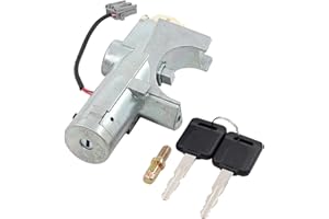 Roneeson Ignition Lock Cylinder and Switch for Nissan Versa 2007-2012, Sentra 2013-2019 Auto Trans