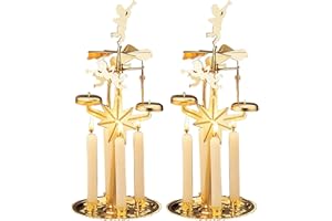 Fox Valley Traders Angel Abra Carousel and Candles, Set of 2