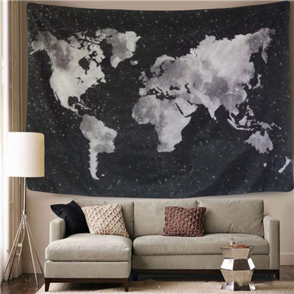JTGTQ tapestry Pink Mountain Tapestry Macrame Wall Hanging Abstract Hippie Boho Women Wall Carpet Cloth Tapestry World Map