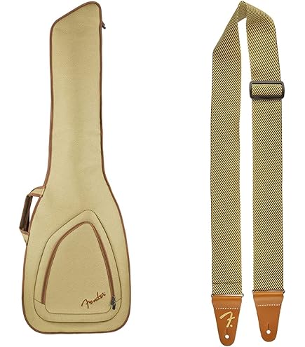 Amazon.com: Fender 0991522155 Urban Bass Gig Bag, Tweed Guitar