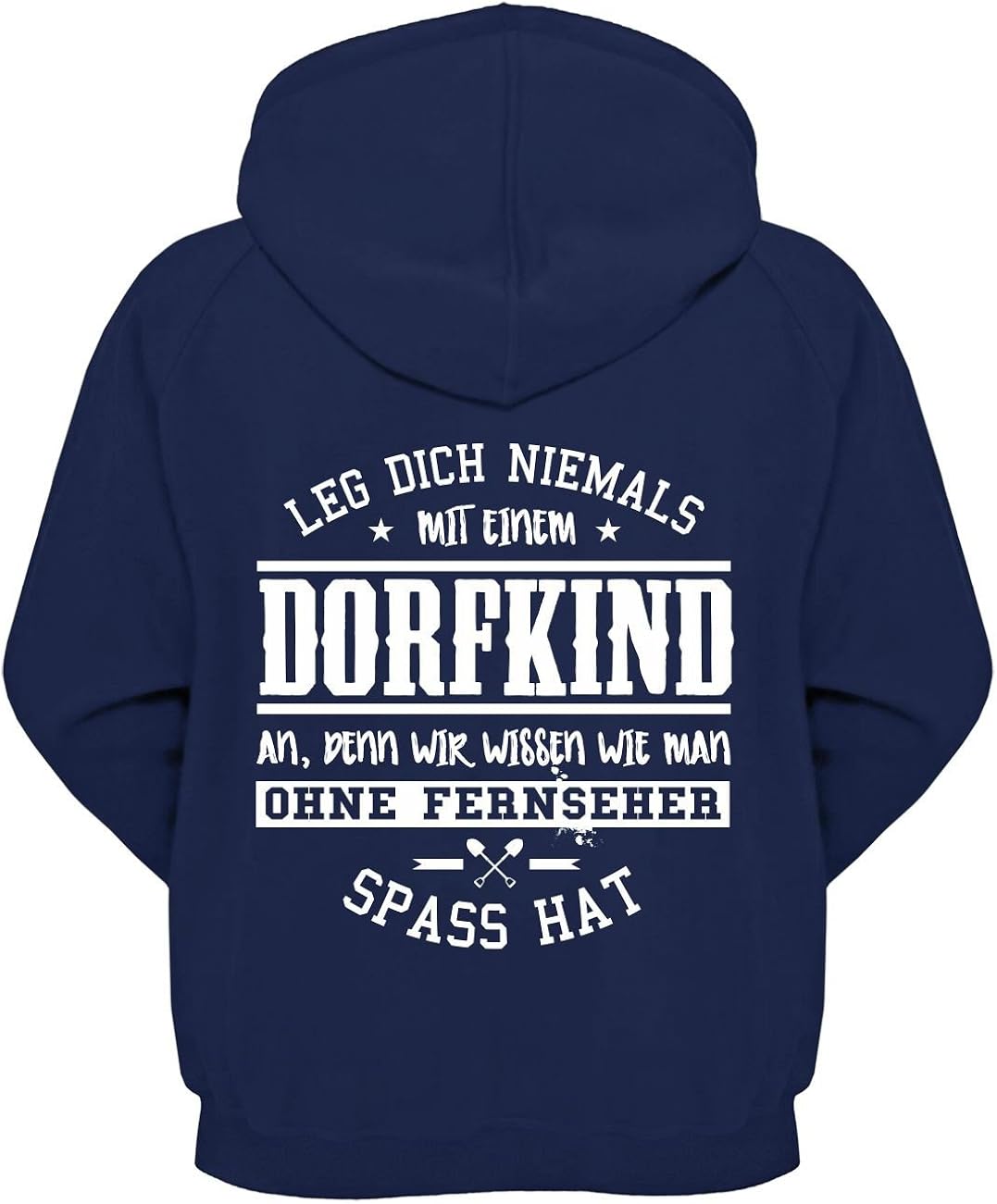 Produktbild von Kapuzenpullover Leg Dich Nie Mit Einem ZUSTELLER An Hoody Paketdienst Post Brief