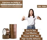 FR Enterprises Heavy Duty Brown Packing Tape 36 Rolls 48mm x 66m Strong view 3