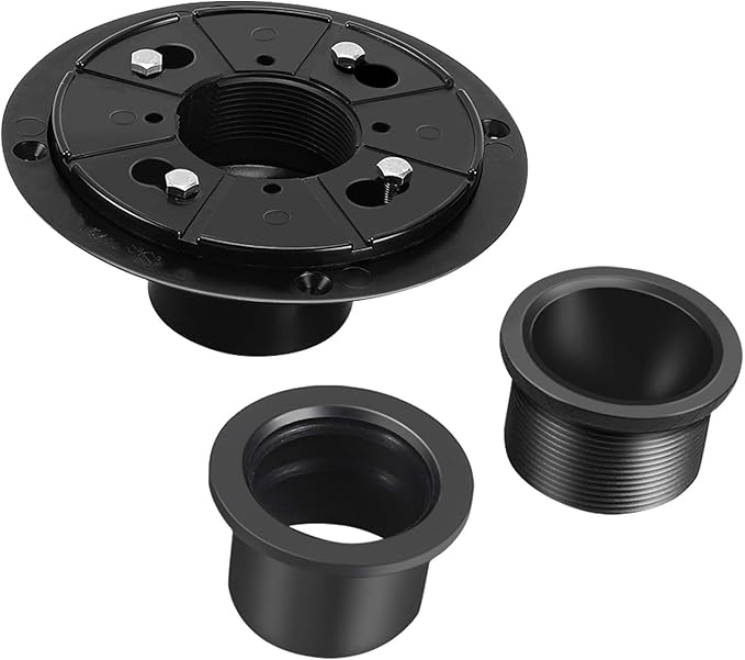 PVC Shower Drain Base KIT include Shower Drain Base Flange, with