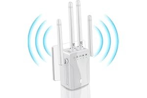 ELLIS KASED WiFi Extender Signal Booster for Home: Internet Repeater Long Range Covers Up to 8470 Sq.ft and 30+ Devices for Office House