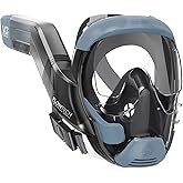 Seaview 180 V3 Full Face Snorkel Mask Adult- The V3 is The Perfect Snorkeling Gear for Adults- Snorkel Mask with 180 Panoramic Viewing and Up to 600% Easier Breathing- Patented Flowtech Air Intake