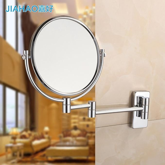 espejo de baño/Negrita pared espejo de doble cara plegable/Cuarto de