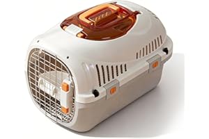 Zunate Plastic Pet Airline Crate, Hard Shell Cat and Dog Carrier with Ventilation, Portable Travel Kennel for Outdoors and Ve