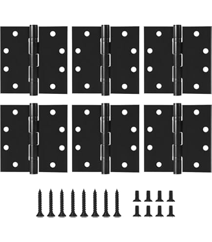 Zonon 4 Pcs Carbon Steel Door Strike Plate 4-7/8 X 1-1/4 Inch T Blank - View #4