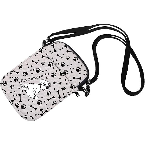 MNIGIU Kosmetiktasche Mit 101 Dogs Aufdruck – Inspiriert Von Rolly, Baumwolle, 24,4x17,3 Cm, Für Reise & Alltag