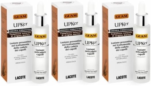 guam-upker Preventive Fall Hair Lotion 3 Conf. From 50 ml-spiccata Stimulating, Toning, Sanitizes and Freshens Action.