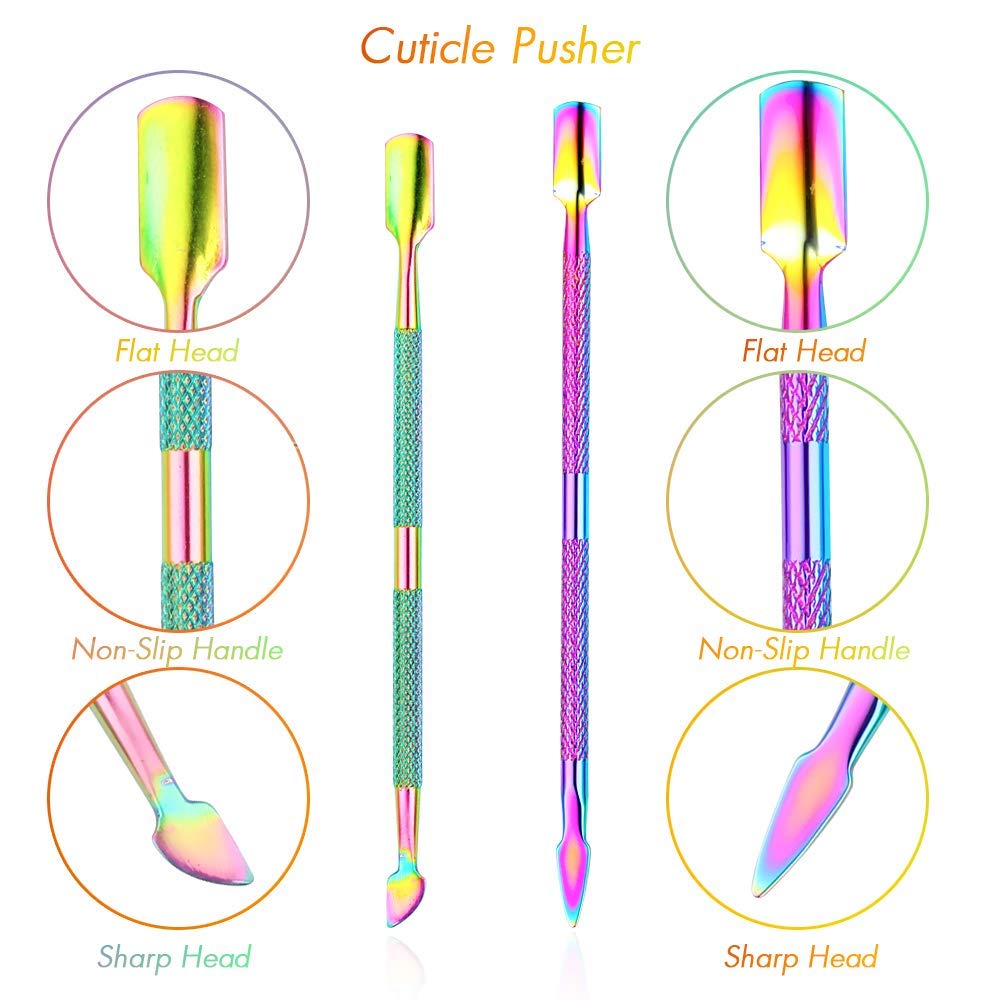 Cuticle Nippers Pusher Manicure Tools Set Jugaad Life 6Pcs Professional Stainless Steel Nail Clipper Pedicure Tweezer Knife Files Nail Care Tools Grooming Kit: Beauty